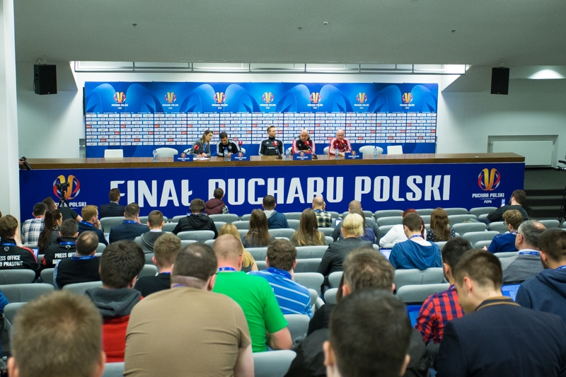 Konferencja i trening przed finałem Pucharu Polski
