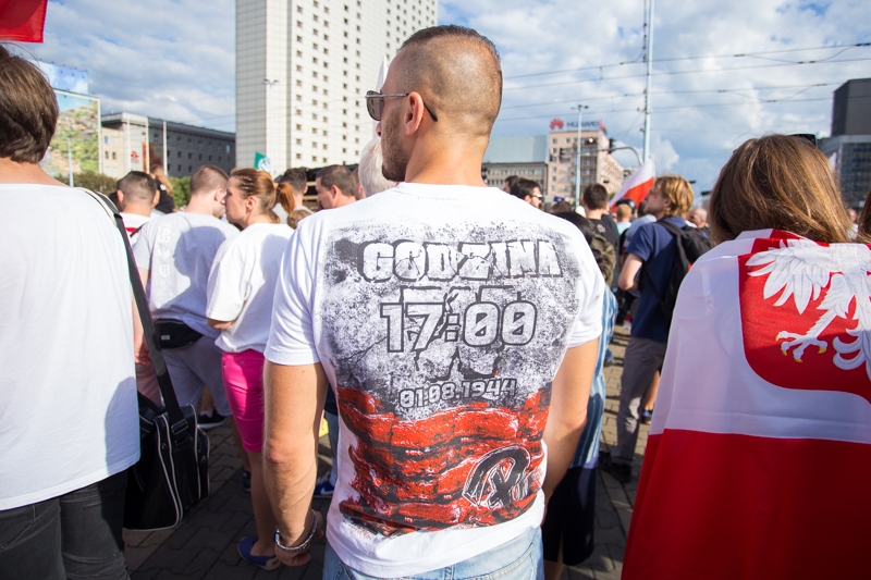 Galeria: Godzina W na Rondzie Dmowskiego oraz marsz